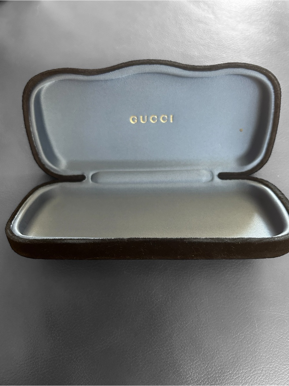 Authentic Gucci Eyewear Case in Black with Dustbag
